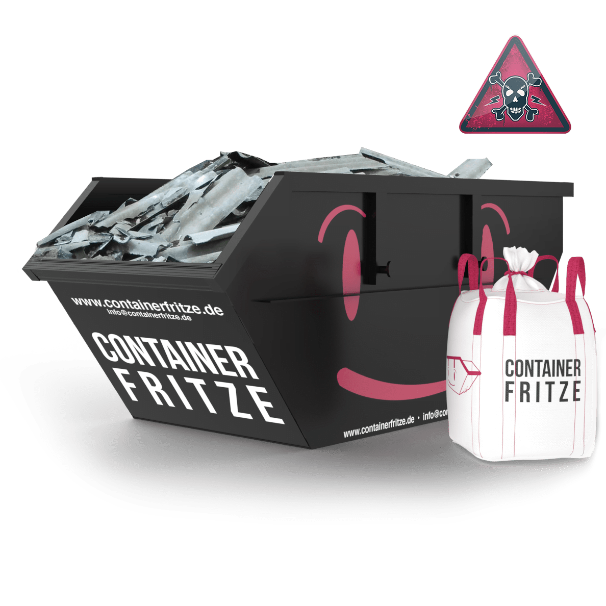 Asbesthaltige Baustoffe Container mieten Berlin – Container für Asbest und asbesthaltige Baustoffe