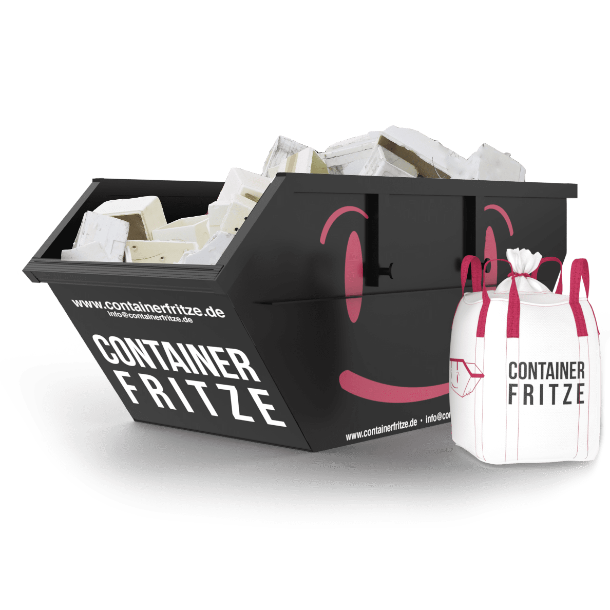 Verpackungsstyropor Container mieten Berlin – Container für Styropor-Formteile