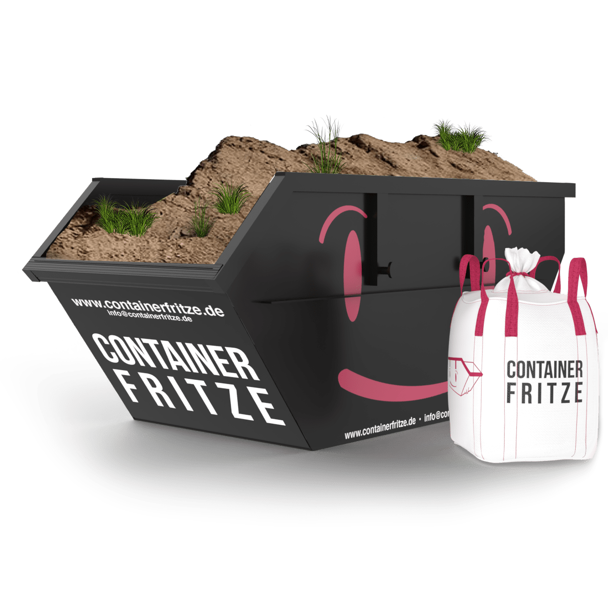 Mutterboden mit 20 Prozent Kompostanteil kaufen Berlin beim Containerfritze