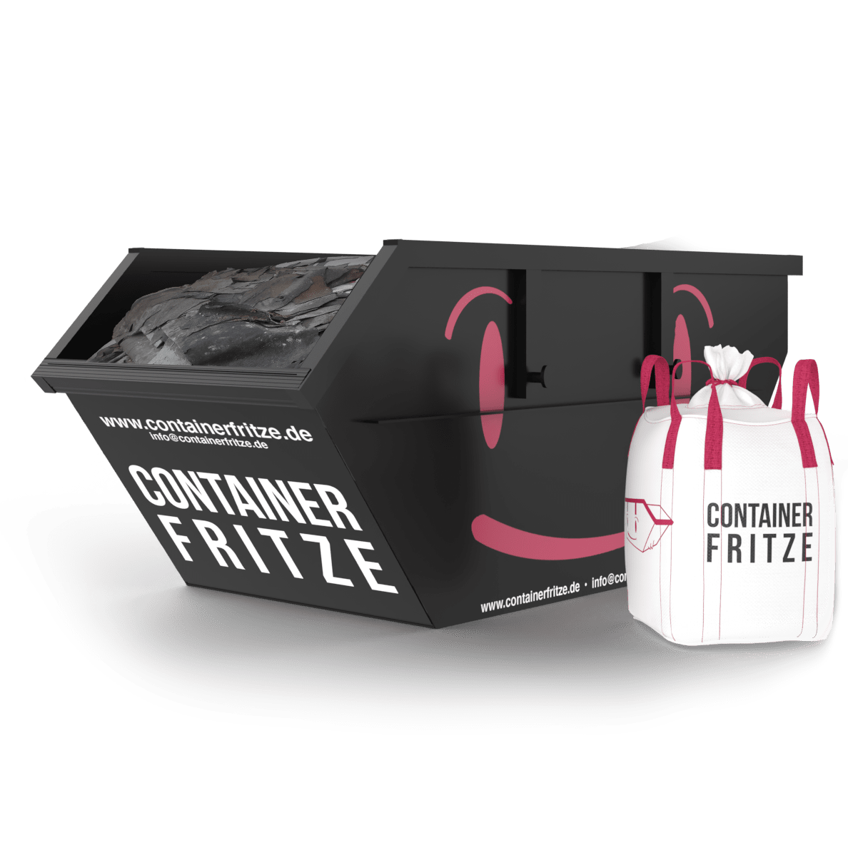 Teer-Pappe Container mieten Berlin – Container für teerhaltige Dachappe