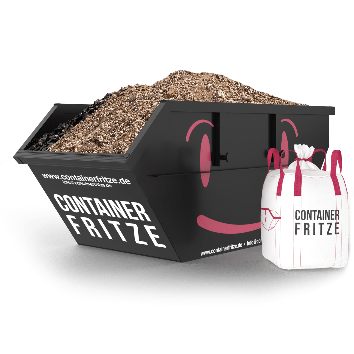 Erdaushub mit Steinen Container mieten Berlin – Container zum Entsorgen von Erdaushub mit Steinen