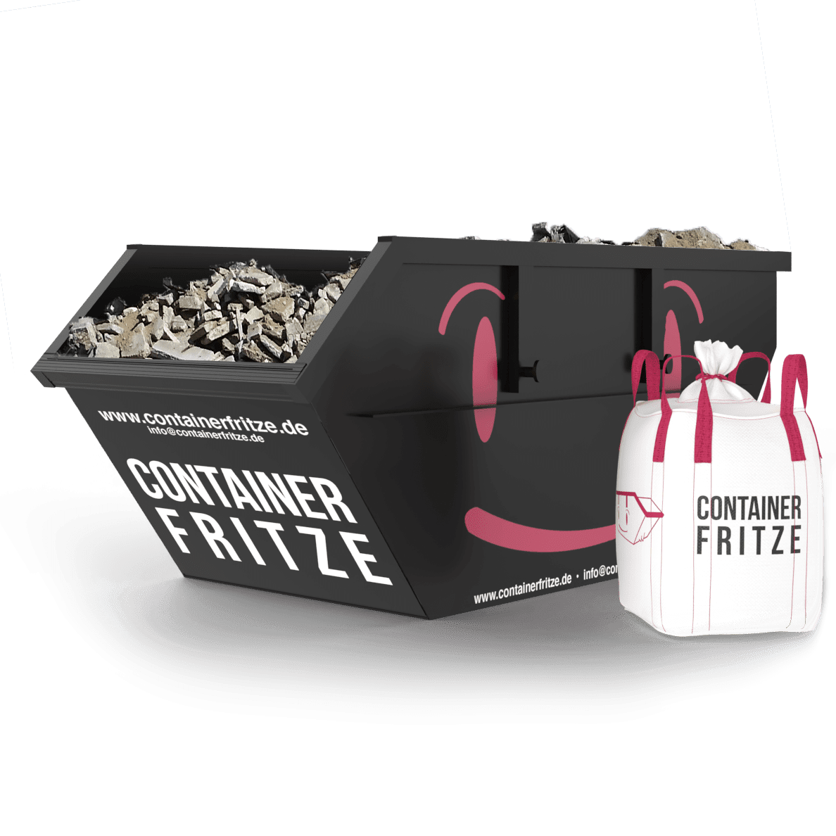 Betonbruch unbewehrt ohne Stahl Container mieten Berlin – Beton ohne Stahl entsorgen